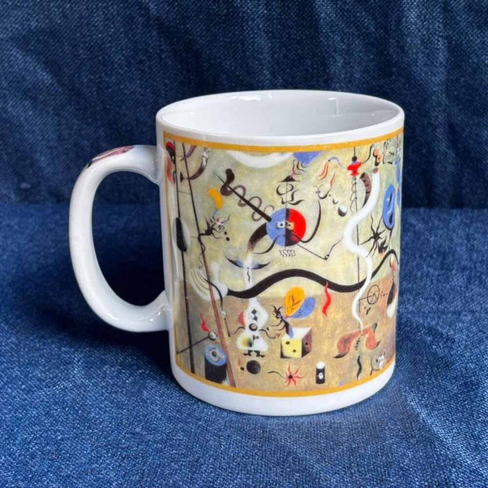 Vintage Cafe Arts Henriksen Imports Mug - Joan Miró Masterpiece